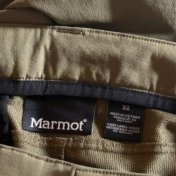 Marmot Olive Green Snow Pants